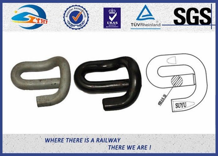 Track Fittings And Fastenings / Railway Track Fasteners For Rail Fastening Systems